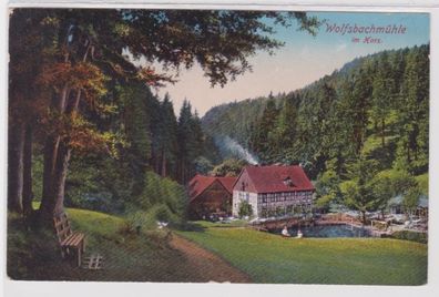 95065 Ak Wolfsbachmühle in Braunlage im Harz 1912