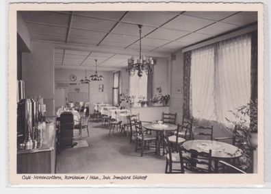 95257 AK Café-Hohenzollern in Northeim, Innenansicht 1958