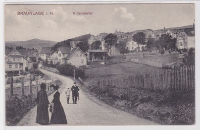 95310 Ak Braunlage im Harz, Villenviertel 1910