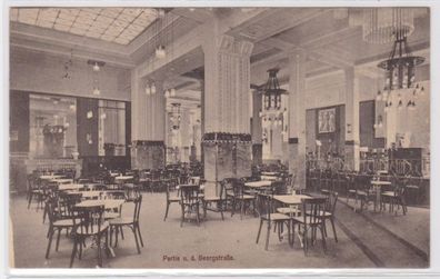 95656 Ak Café Continental Hannover - Partie n. d. Georgstraße, Innenansicht 1913