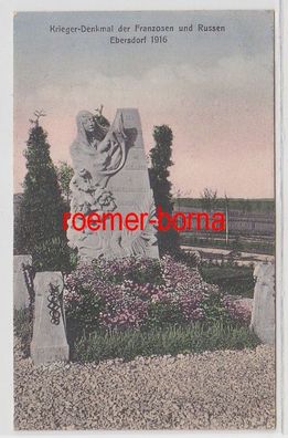 27415 Ak Krieger-Denkmal der Franzosen und Russen Ebersdorf 1916
