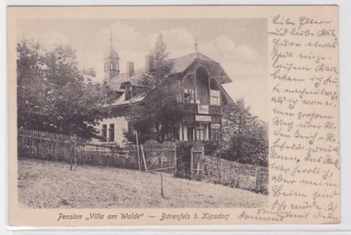33084 Ak Pension 'Villa am Walde' - Bärenfels bei Kipsdorf 1925