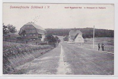 61242 AK Sommerfrische Schöneck im Vogtland - Rudolf Mangelsdorf Bad 1944