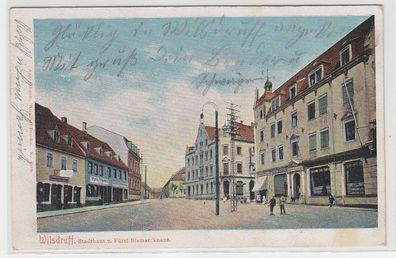 71435 Ak Wilsdruff Stadthaus und Fürst Bismarckhaus 1909
