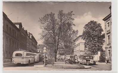 71588 Ak Reichenbach im Vogtland Busbahnhof Karl Marx Platz 1965