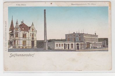 71811 Ak Seifhennersdorf Villa Blass und Maschinenfabrik um 1900