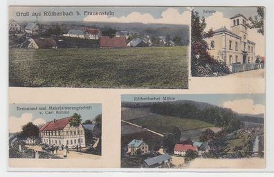 71814 Mehrbild Ak Gruß aus Röthenbach bei Frauenstein 1918