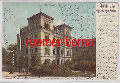 73489 Ak Gruss aus Niederzwönitz Villa Austel 1903