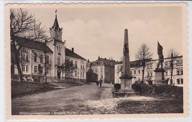 89334 Ak Johanngeorgenstadt im Erzgebirge Markt 1941