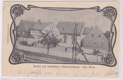 89862 AK Niederschindmaas - Gasthof zum Lindenbaum, Bes. Richard Winter 1910