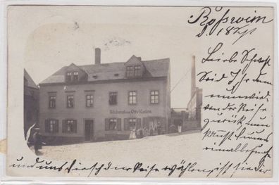 92737 Foto Ak Rosswein Bäckerei von Otto Kaden 1905