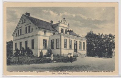 95759 Ak Gruß aus dem Gast- und Logierhaus 'Zum weißen Röß'l' Oberpfaffendorf