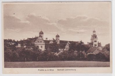 37352 Ak Prettin an der Elbe - Blick auf Schloss Lichtenburg um 1930