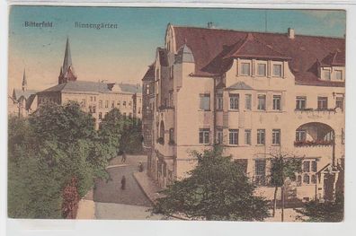72866 Ak Bitterfeld Binnengärten 1915