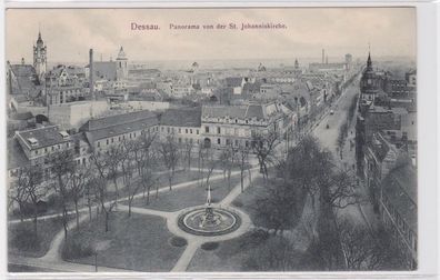83251 Ak Dessau Panorama von der St. Johanniskirche 1910