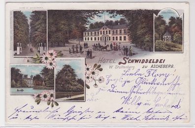 91661 AK Hotel Schwiddeldei zu Ascheberg - Liebestempel, Schloss, Riesenkastanie