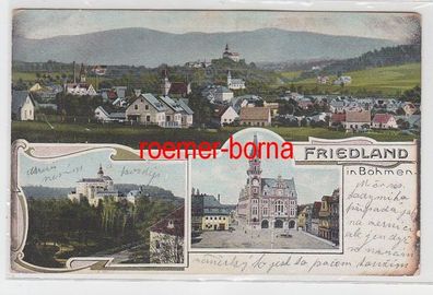 72109 Mehrbild Ak Friedland in Böhmen Ortsansichten um 1910
