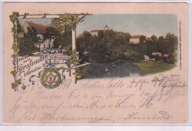 88767 Mehrbild Ak Gruß aus Grafenstein Grab?tejn bei Grottau in Sa. 1904