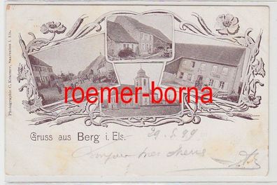 73435 Mehrbild Ak Gruss aus Berg im Elsass 1899