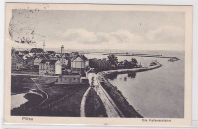 57629 Ak Seestadt Pillau Baltijsk - Die Hafeneinfahrt 1928