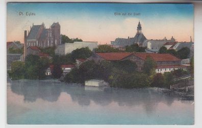 71947 Ak Deutsch Eylau Ilawa Blick auf die Stadt 1914