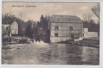 71338 Ak Heutégiville Frankreich Wassermühle 1915