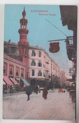 64523 Ak Alexandria Ägypten Attarine Street um 1910