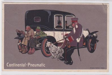 90477 Reklame Humor Ak Continental Pneumatic Automobil 1914