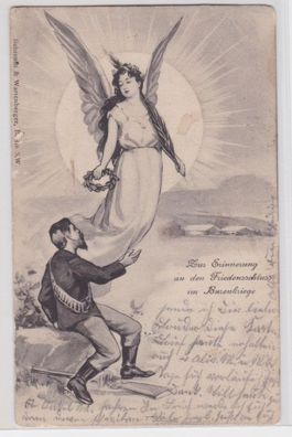 46103 Künstler Ak Zur Erinnerung an den Friedensschluss im Burenrkriege 1902