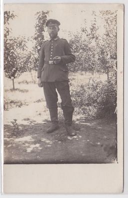 84799 Foto Ak Soldat der Feldfliegerabteilung 34 Mazedonien um 1915