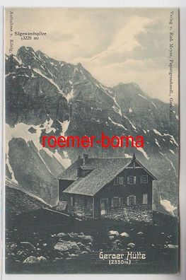72421 Ak Geraer Hütte 2350 m Deutscher u. Österreichischer Alpenverein um 1920