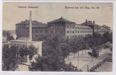 90441 Feldpost Ak Cüstrin Neustadt Kaserne des Inf. Regt Nr.48, 1916