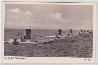 90280 Militär AK U.-Flottille 'Weddigen' der deutschen Marine Tauchgang um 1940