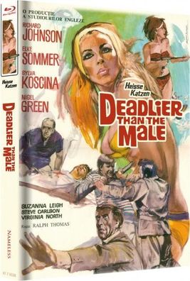 Heisse Katzen - Deadlier than the Male [LE] Mediabook C [Blu-Ray] Neuware