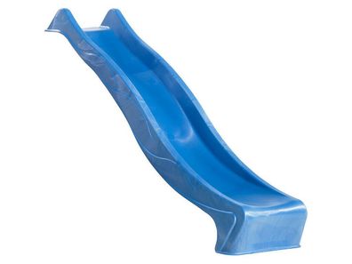 Wellenrutsche blau 230cm für Podesthöhe 120cm mit Wasseranschluß