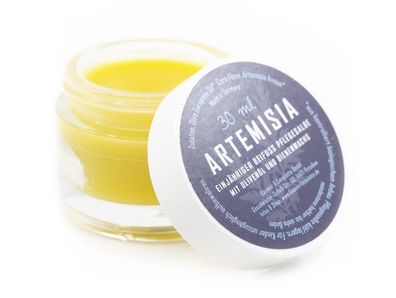 Artemisia Annua Salbe 30g Bio Olivenöl, Bienenwachs, Beifuß - Creme Kasimir + Lieselo