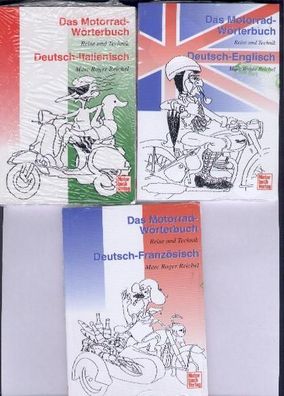 Das Motorrad Wörterbuch - 3 Ausgaben, englisch, französisch, italienisch