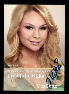 Jana Julie Kilka Verbotene Liebe Autogrammkarte Original Signiert ## BC 172828