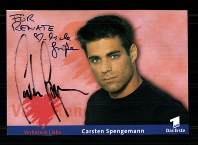 Carsten Spengemann Verbotene Liebe Autogrammkarte Original Signiert ## BC 172919