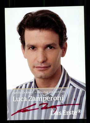 Luca Zamperoni Dr. Kleist Autogrammkarte Original Signiert ## BC 173931
