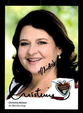 Christine Reimer Dahoam ist Dahoam Autogrammkarte Original Signiert ##BC 173967