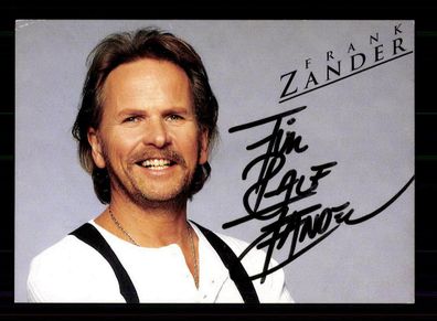 Frank Zander Autogrammkarte Original Signiert ## BC 174307