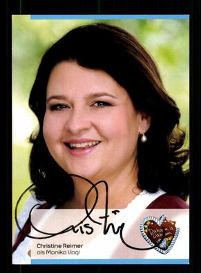 Christine Reimer Dahoam is Dahoam Autogrammkarte Original Signiert ## BC 174479