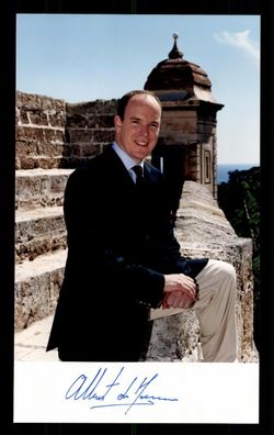 Fürst Albert II von Monaco Foto Original Signiert # BC G 32387