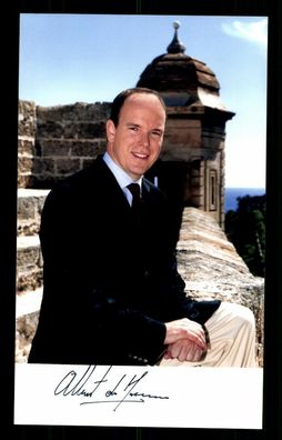 Fürst Albert II von Monaco Foto Original Signiert # BC G 32389