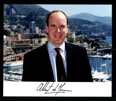 Fürst Albert II von Monaco Foto Original Signiert # BC G 32402
