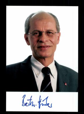 Berthold Huber Vorsitzender der IG Metall 2007-2013 Original Signiert# BC 175556