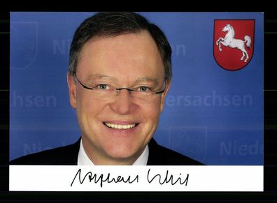 Stephan Weil Ministerpräsident Niedersachsen Original Signiert #BC 175739