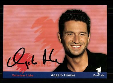 Angelo Franke Verbotene Liebe Autogrammkarte Original Signiert ## BC 172934