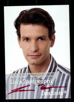 Luca Zamperoni Dr. Kleist Autogrammkarte Original Signiert ## BC 173930